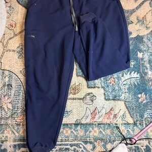 Navy Blue Jogger Pants